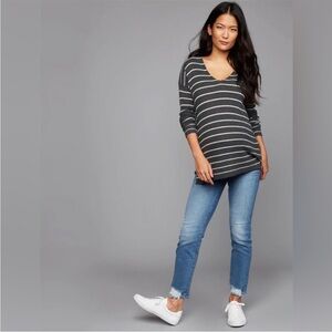 7 For All Mankind Secret Fit Belly Luxe Vintage Ankle Skinny Maternity Jeans